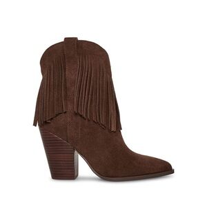 Steve Madden Women's Lainey Brown Suede Boots